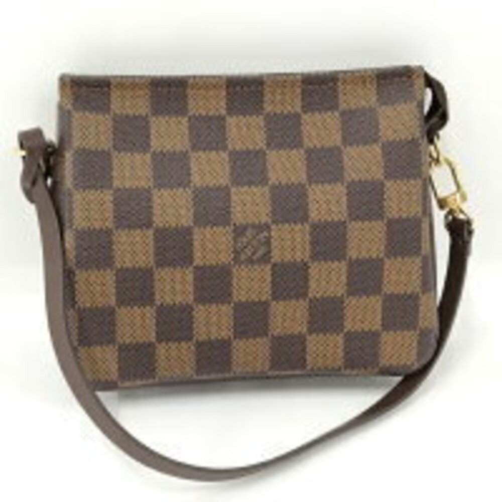LOUIS VUITTON Trousse Makeup Handbag Damier Ebene